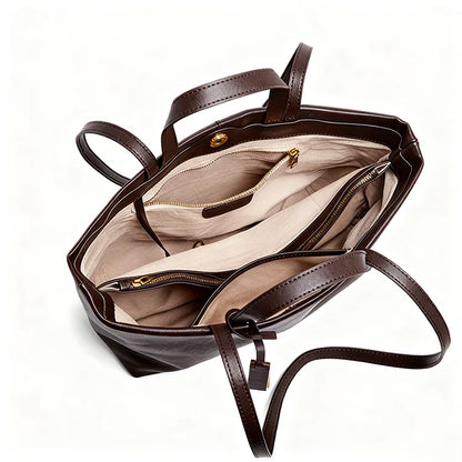 Damen Tote Bag aus Leder New Vintage