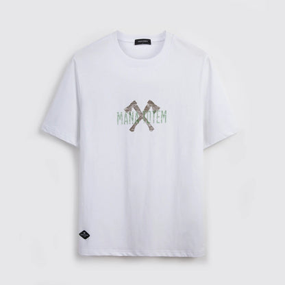 Premium Herren T-Shirt Aus 100% Baumwolle Mit AX Print