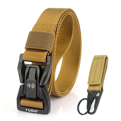 VATLY Techwear Nylon-Gürtel 2,5 cm Schnellverschluss Unisex Taktisch