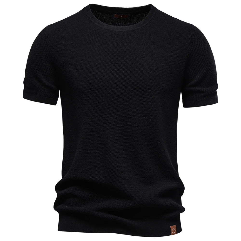 Atmungsaktives Herren Tshirt Aus Kühlender Eisseide Für Den Sommer