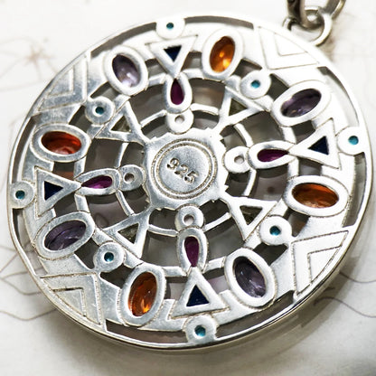 Damen-Charm-Anhänger Amulett magisch Natur Glück aus Sterlingsilber