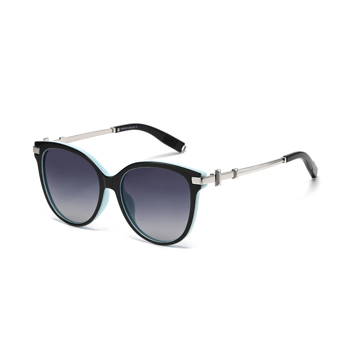 Damen-Sonnenbrille Katzenauge Edelstahl UV400 polarisiert Luxus Geschenk