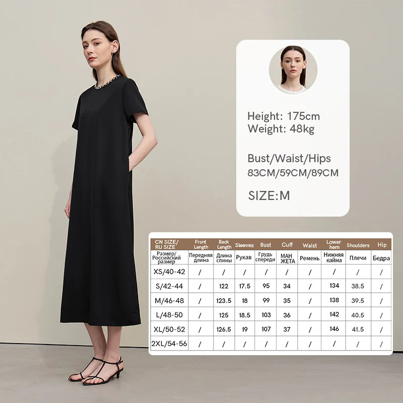 Vielseitiges Damenkleid Mit Atmungsaktivem Stoff Für Büro Und Urlaub Elegant