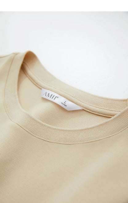 Damen T-Shirts im Minimalismus-Stil mit lässigem O-Neck und Blumen-Druck