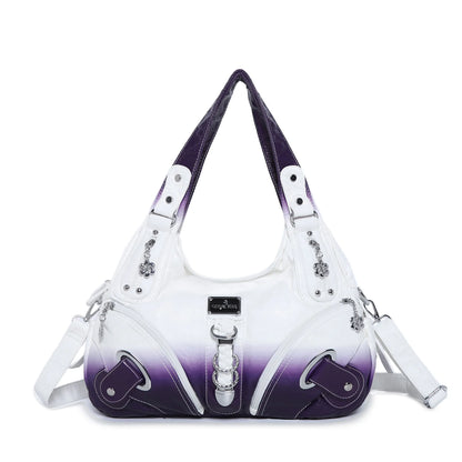 Damen-Handtasche Tie-Dye Muster und weiches Obermaterial Alltagsbegleiter für Alltag und Freizeit