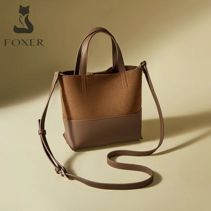 Damen Handtasche aus PU-Leder im Retro-Stil mit großer Kapazität