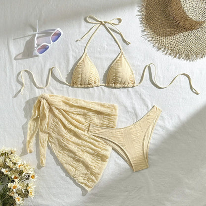 Sexy Bikini-Set mit Push-up und Bordüren – Perfekt für Strand und Pool