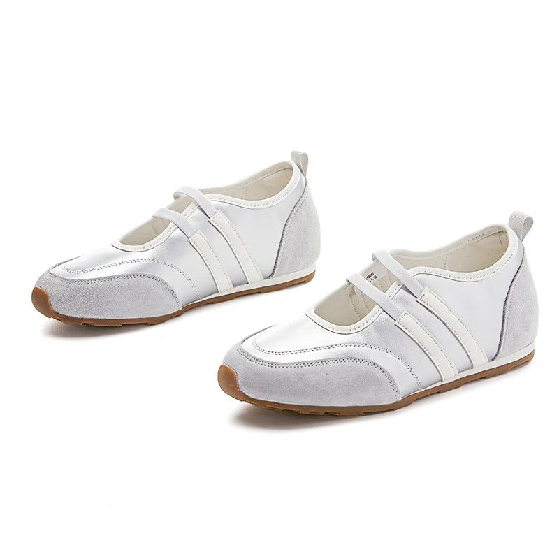 AIYUQI 2025 neue frauen flache Dexun schuhe Nicht-slip flache Mary Jane weibliche Schuhe Große größe ballett Turnschuhe für frauen