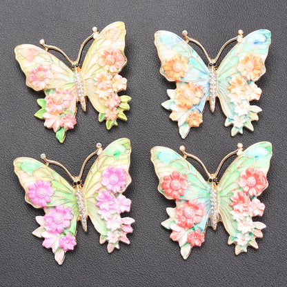 Brosche Schmetterling Emaille Mode Tier Pin Schmuck Damen