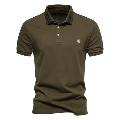Weiches Herren Polo 100% Baumwolle Atmungsaktiv Locker Cool