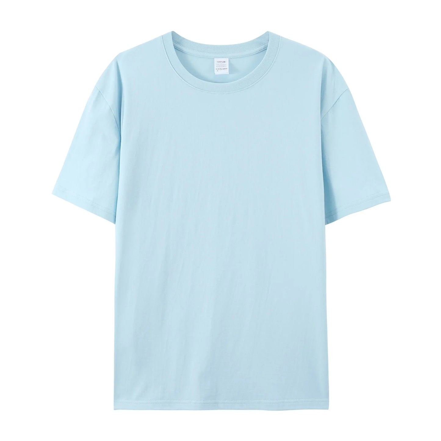 Herren Baumwolle T Shirt Leichter Oversize Schnitt Casual Sommer