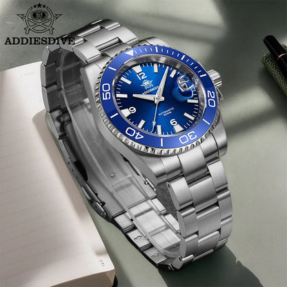 Herren-Taucheruhr mit Keramikluenette und 8215-Automatikwerk
