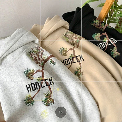 Herbst Kiefer Grafik Hoodies Für Männer Y2K Vintage Streetwear Oversize Mit Kapuze Sweatshirts 2025, Neue Harajuku Fleece Casual Hoody