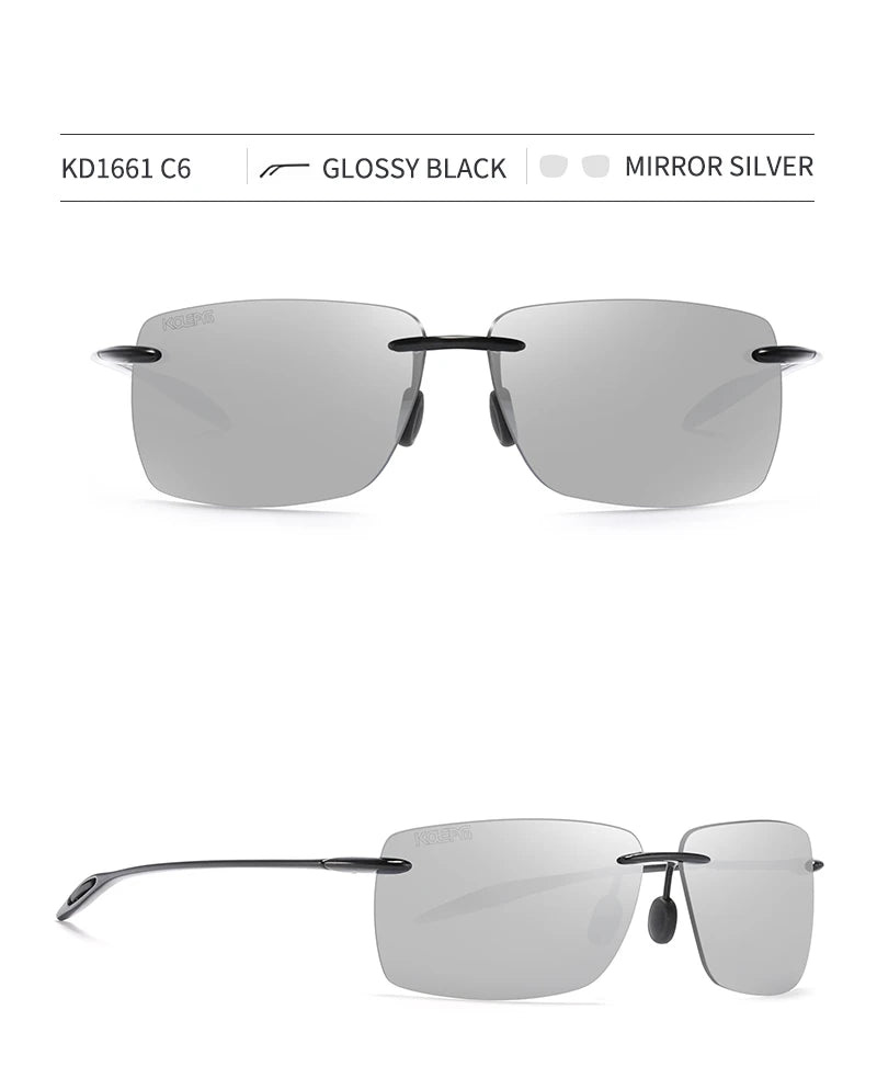 Sonnenbrille Sport TR90 leicht Laufen Fahren Karabiner-Etui Herren