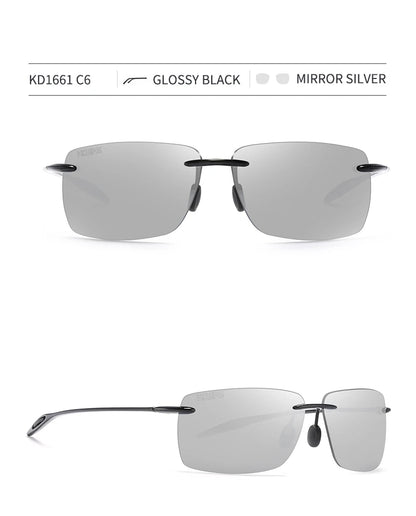 Sonnenbrille Sport TR90 leicht Laufen Fahren Karabiner-Etui Herren