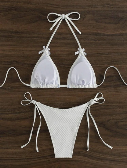 Floral-Sexy-Bikini-Set für Damen – Brasilianischer Badeanzug für Strand und Pool