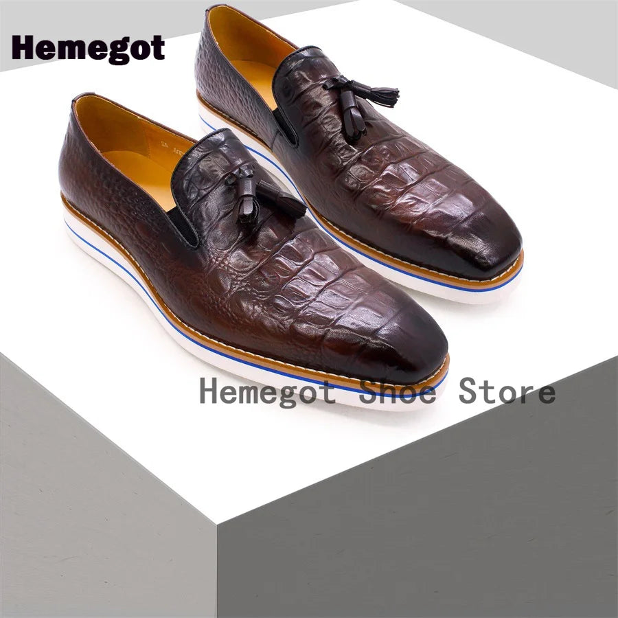 Elegante Herren-Loafer mit dicker Sohle – stilvoll & komfortabel