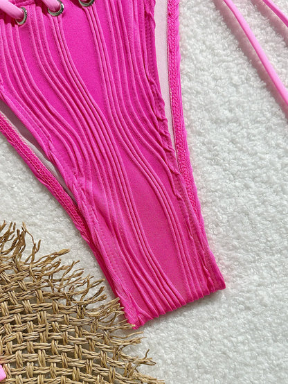 Verführerisches Spitzen-Bikini-Set für Damen – ideal für Strand und Pool