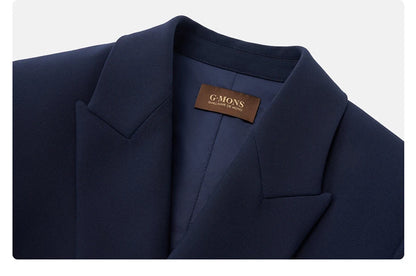 Schwarzer Herrenanzug im Slim-Fit-Stil mit Weste und Hose – ideal für Hochzeiten und formelle Anlässe