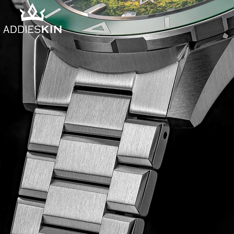 Herren-Taucheruhr mit Miyota-9015-Automatikwerk und Saphirglas