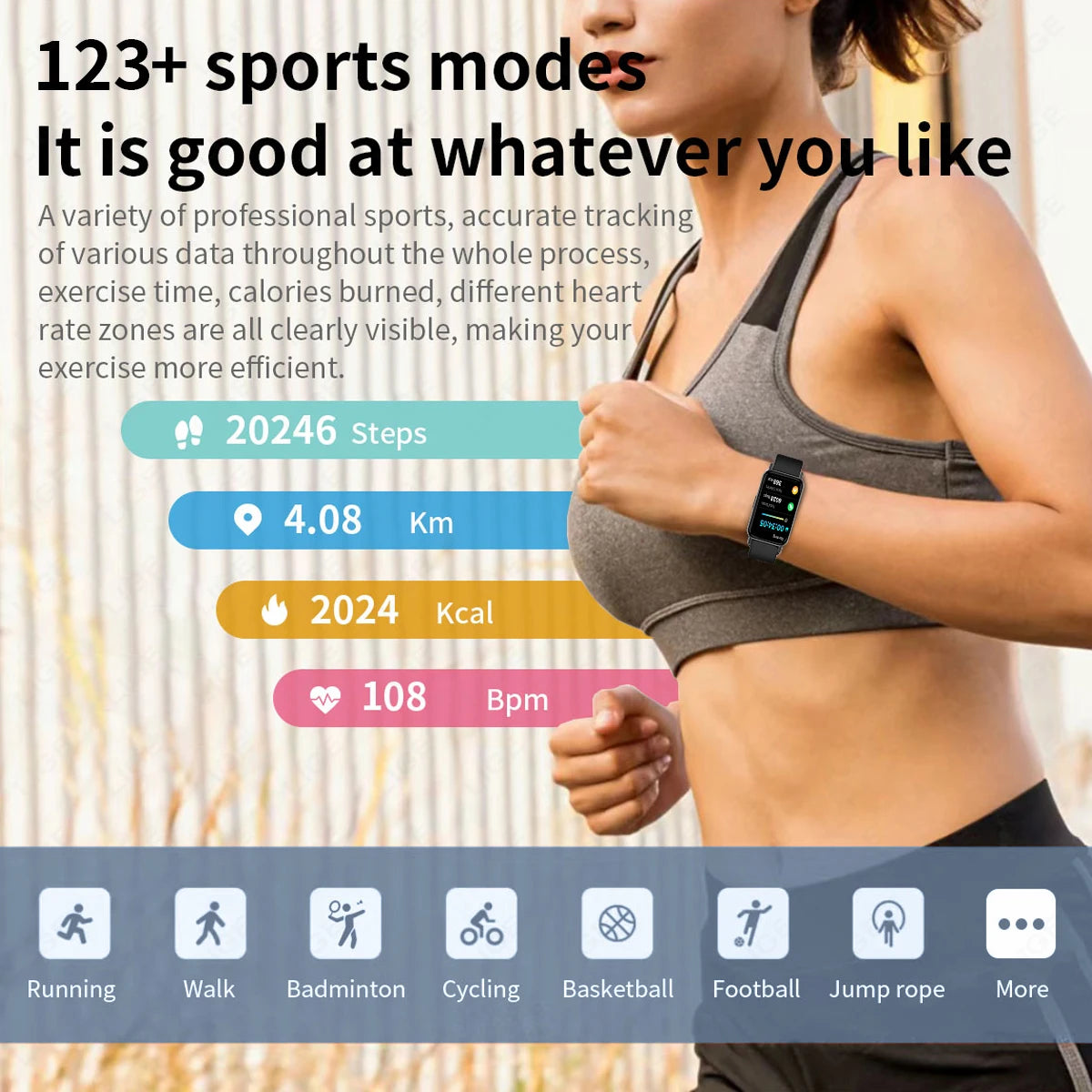 LIGE 2025 Neue Smartwatch, 1,45 Zoll, Herzfrequenz, Blutsauerstoff, Schlafüberwachung, Musiksteuerung, Sport, wasserdicht, für Männer und Frauen, Smartwatch