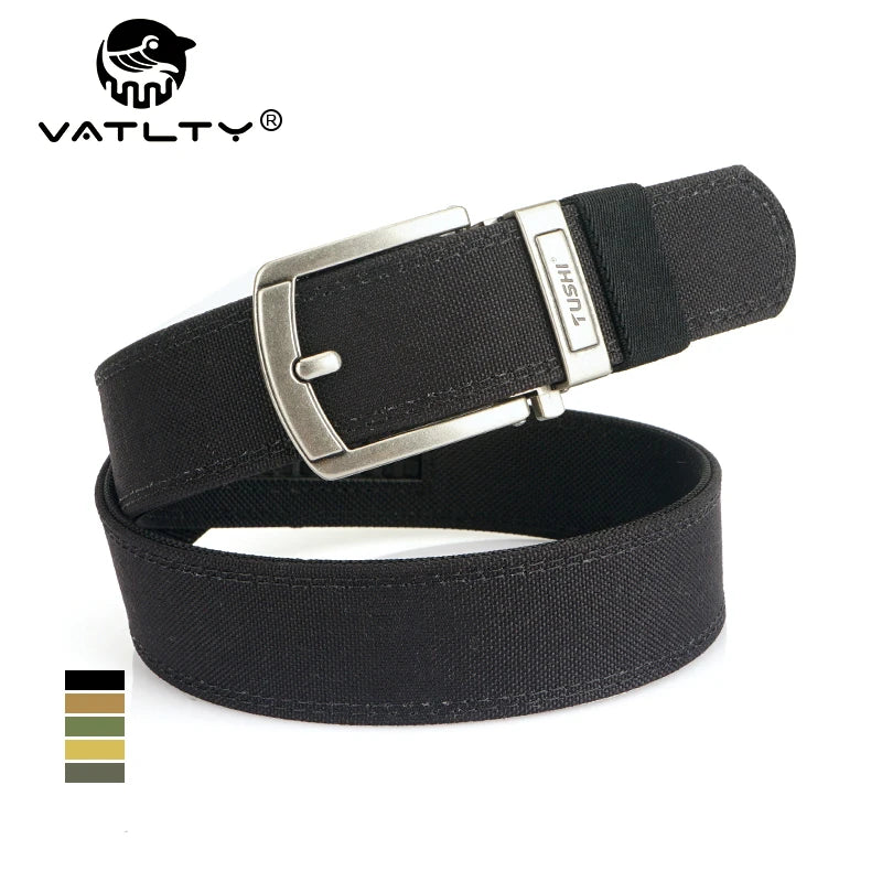 VATLY Rigid Tactical Gürtel Herren Nylon Metall-Schnalle Duty Casual