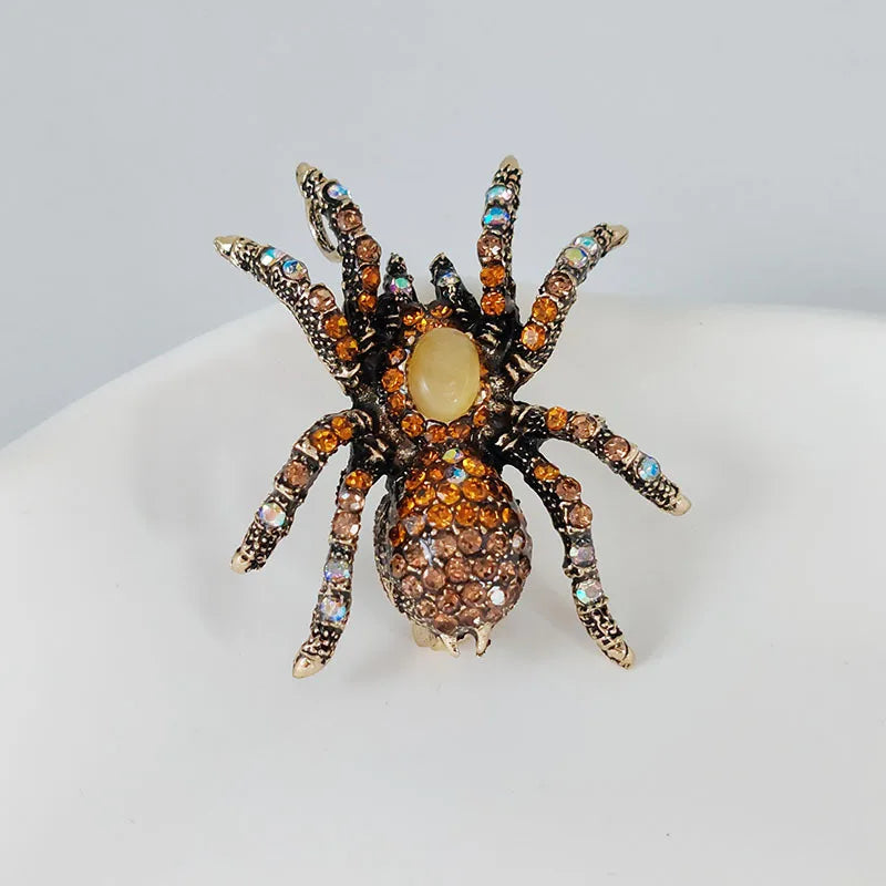 Brosche Spinne Opal Insekt Abzeichen Party Bankett Unisex