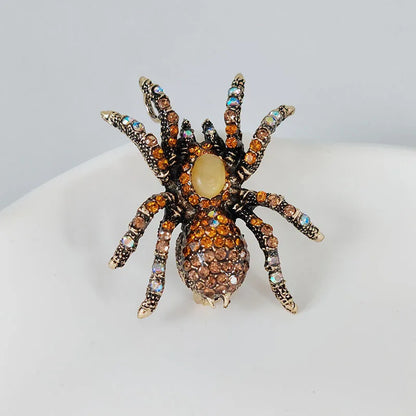 Brosche Spinne Opal Insekt Abzeichen Party Bankett Unisex