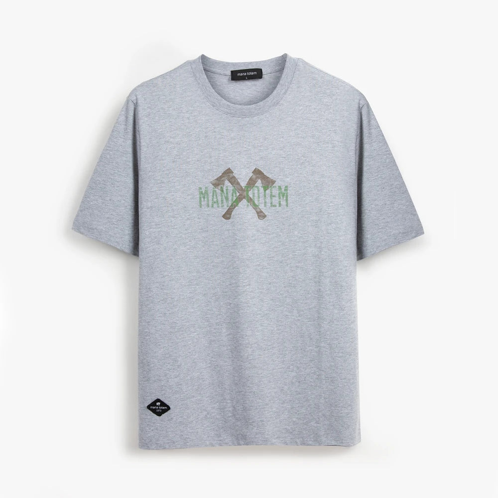 Premium Herren T-Shirt Aus 100% Baumwolle Mit AX Print