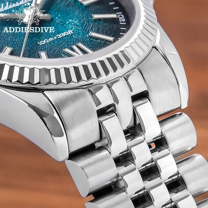 Herren-Quarzuhr mit Jubilee-Armband und Saphirglas