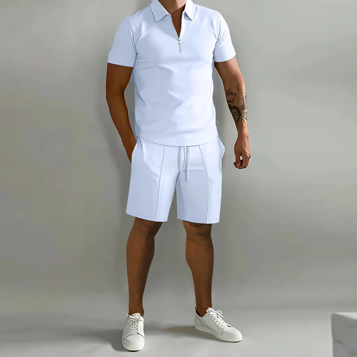 Herren T-Shirt mit Schnürung und Ösendesign – modisch und stilvoll für jeden Anlass.