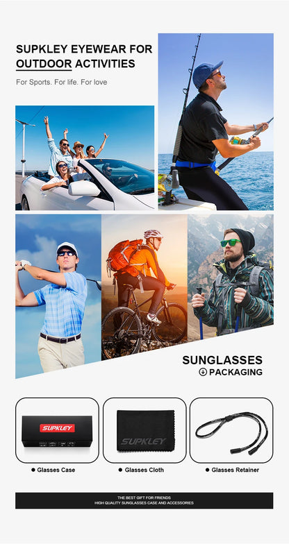 Sonnenbrille Sport polarisiert bunt UV400 Spiegel Bergsteiger Herren