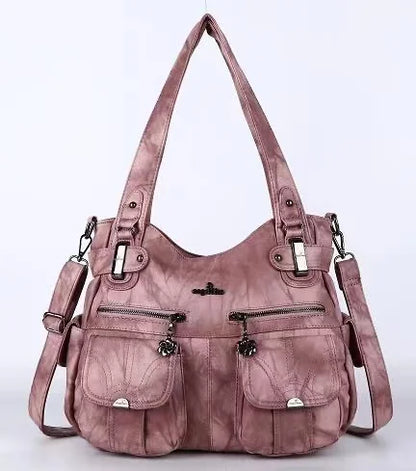 Damen-Handtasche Multifunktionale PU-Tasche Großes Fassungsvermögen Alltagsbegleiter