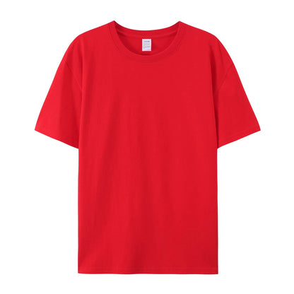 Herren Baumwolle T Shirt Leichter Oversize Schnitt Casual Sommer