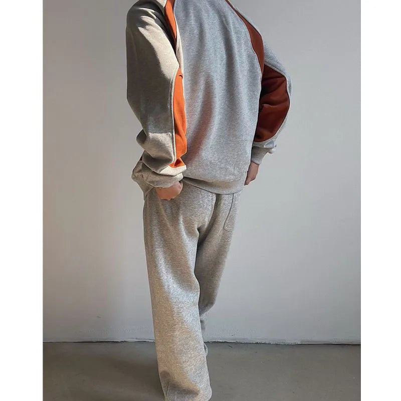 Lässiger Herren-Raglanpullover mit Y2K-Print und Rundhalsausschnitt – ideal für Herbst und Winter