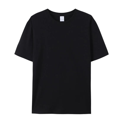 Herren Baumwolle T Shirt Leichter Oversize Schnitt Casual Sommer