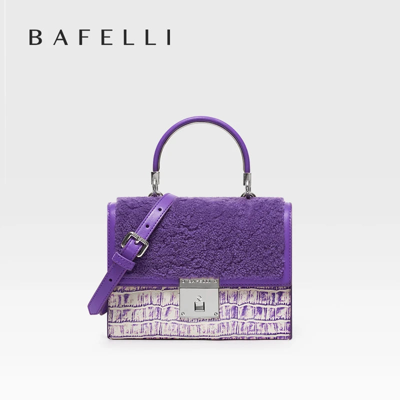 Stilvolle Damenhandtasche Aus Echtem Leder Mit Kompaktem Format Für Frauen