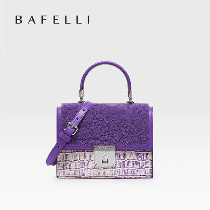 Stilvolle Damenhandtasche Aus Echtem Leder Mit Kompaktem Format Für Frauen