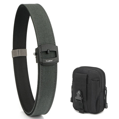 Herren-Taktischer Gürtel aus Nylon mit automatischer Metallschnalle für Outdoor-Einsatz