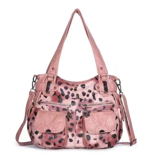 Damen-Handtasche Multifunktionale PU-Tasche Großes Fassungsvermögen Alltagsbegleiter