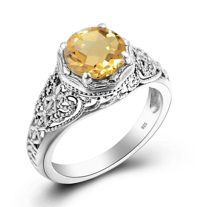 Damen-Ring aus Silber 925 mit Aquamarin Edelstein für Festliche Anlässe und Hochzeit