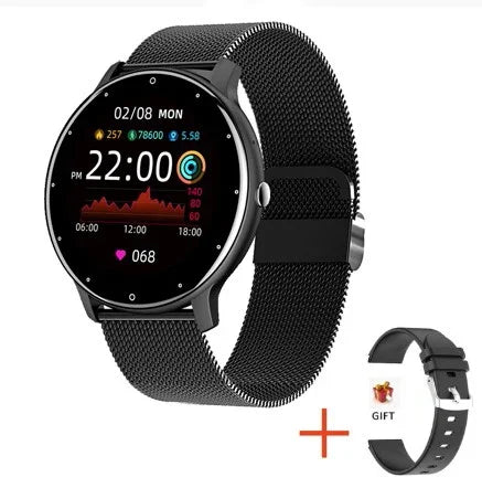 LIGE 2024 Neue Smart Uhr Für Männer Frauen 1,28 "Full Touch Screen Smartwatch Gesundheit Monitor BT Anrufe Smart Uhr weihnachten Strap