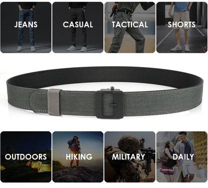 VATLY Casual Tactical Gürtel Herren Nylon Rigid Military Shooting Sports
