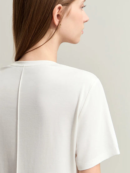 Damen Kurzarm-T-Shirts mit V-Ausschnitt und Sonnenschutz für kühles Gefühl