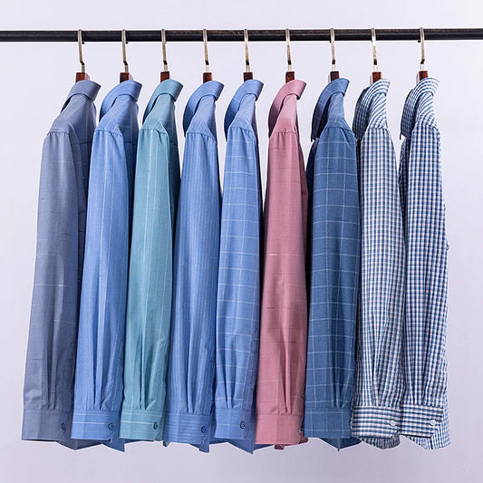 Langarm-Poloshirt für Herren mit schnelltrocknendem Material – ideal für Büro, Golf und Freizeit