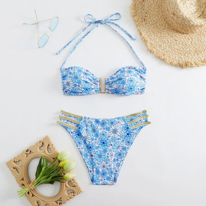 Sexy Push-Up-Bikini-Set für Damen – Brasilianischer Stil für Strand und Pool