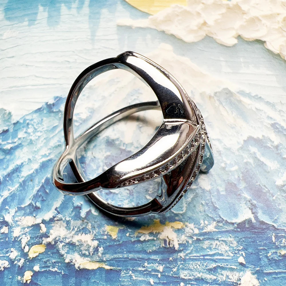 Damen-Charm-Anhänger Seestern Statement romantisch aus Sterlingsilber