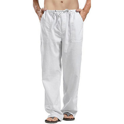 Sommerliche Herren-7/8-Hose im trendigen Stil – große, gerade geschnittene, schnell trocknende Strandhose für Teenager