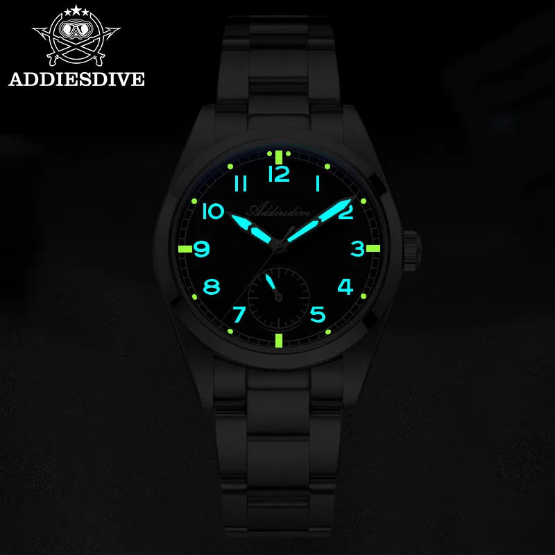 36mm Herren Vintage-Quarzuhr K1 Mineralglas 100m wasserdicht BGW9 C3 Minimalist