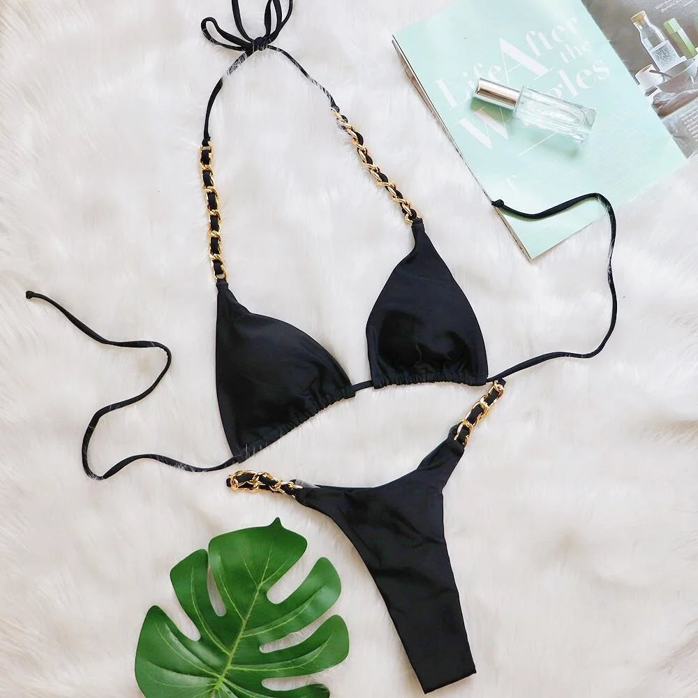 Sexy pinker Bikini-Set für Damen – ideal für Strand und Pool